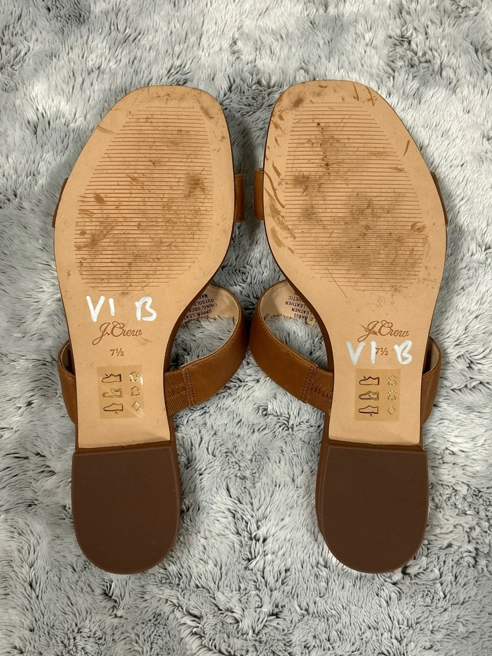 J. Crew | Hazel Cutout Sandals in Leather